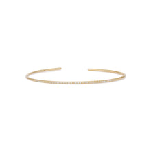 18k Gold Cuff Bracelet with Diamonds
