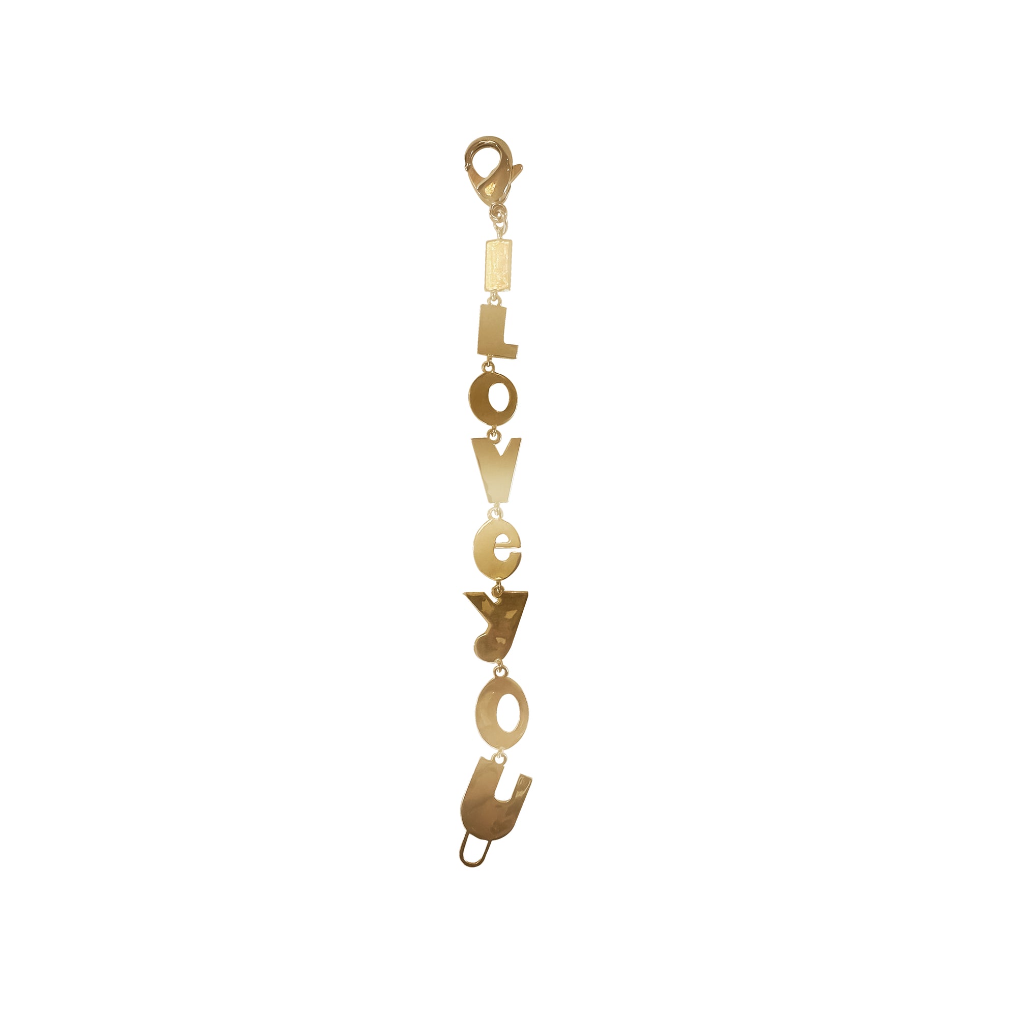 18k Solid Gold "I love you" Bracelet