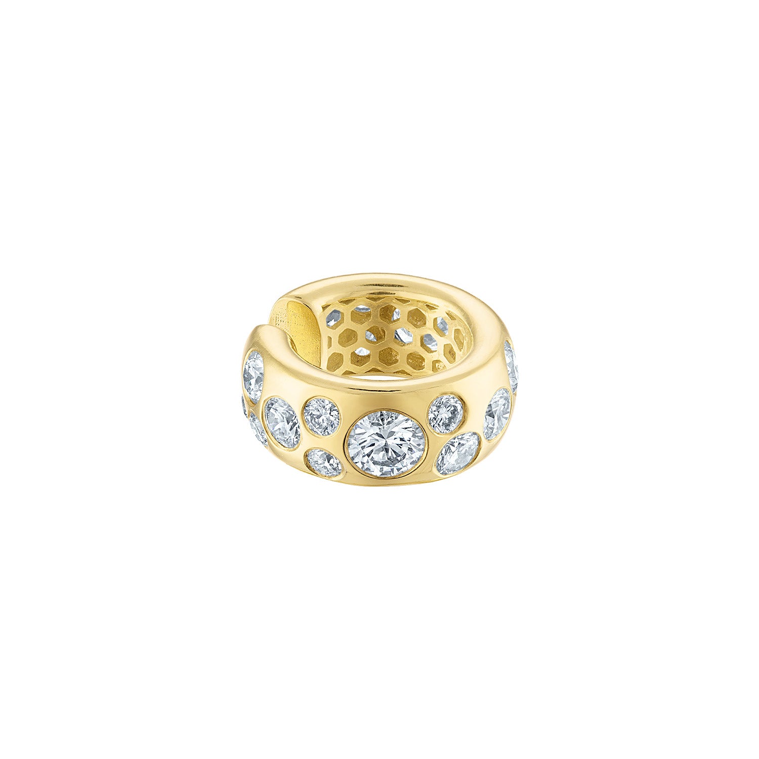18k Gold Ear Cuff with Diamonds