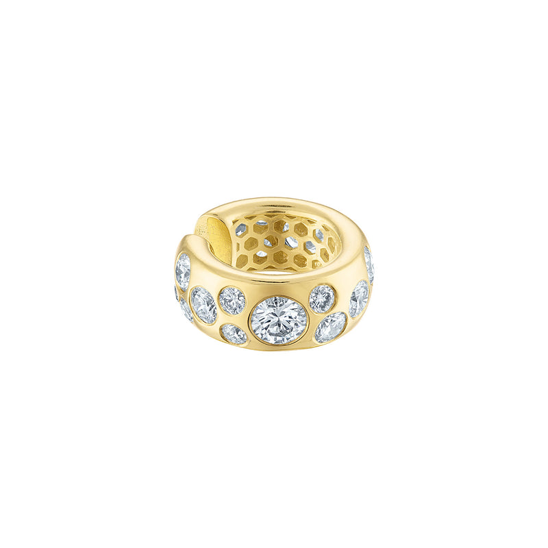 18k Gold Ear Cuff with Diamonds